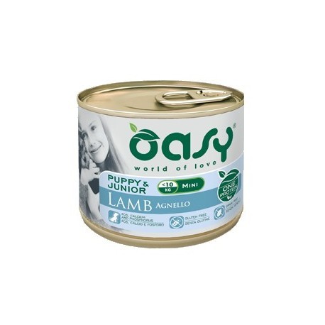 Oasy Pies One Protein Puppy Mini Jagnięcina puszka 200g