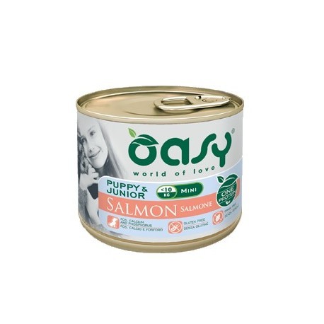 Oasy Pies One Protein Puppy Mini Łosoś puszka 200g