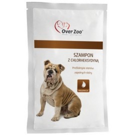 Over Zoo Szampon z chlorheksydyną dla psów i kotów saszetka 20ml