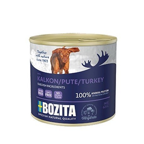 Bozita Dog Pasztet z indykiem puszka 625g