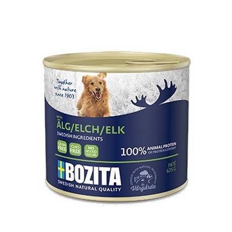 Bozita Dog Pasztet z łosiem puszka 625g