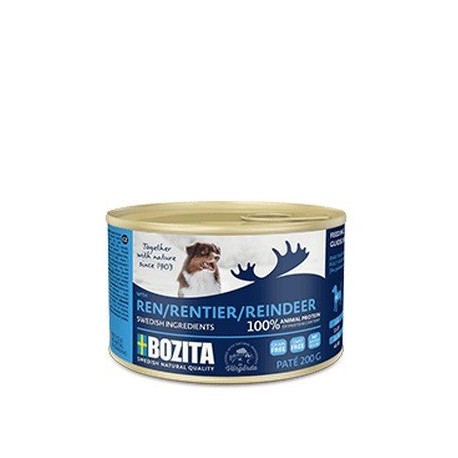 Bozita Dog Pasztet z reniferem puszka 200g
