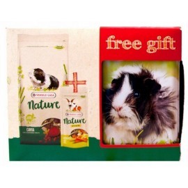 Versele-Laga Cavia Nature pokarm dla świnki morskiej 700g + puszka na karmę + przysmak