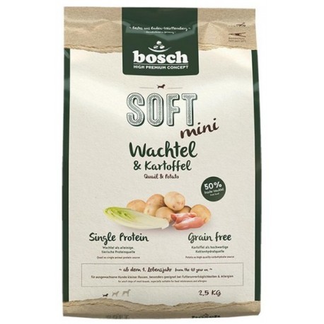 Bosch Soft Mini Przepiórka & Ziemniak 2,5kg