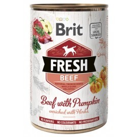 Brit Fresh Dog Beef with Pumpkin puszka 400g