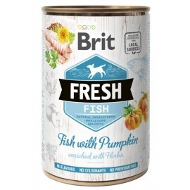 Brit Fresh Dog Fish with Pumpkin puszka 400g