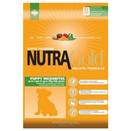 Nutra Gold Holistic Puppy Microbites Dog 3kg