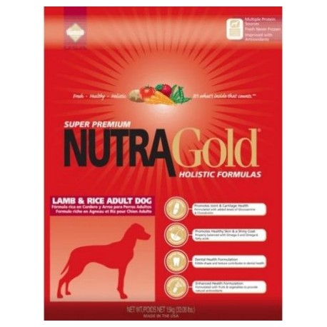 Nutra Gold Holistic Lamb & Rice Adult Dog 3kg