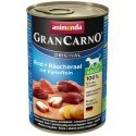 Animonda GranCarno Adult Rind Raucheraal Kartoffeln Wołowina, Węgorz + Ziemniaki puszka 400g