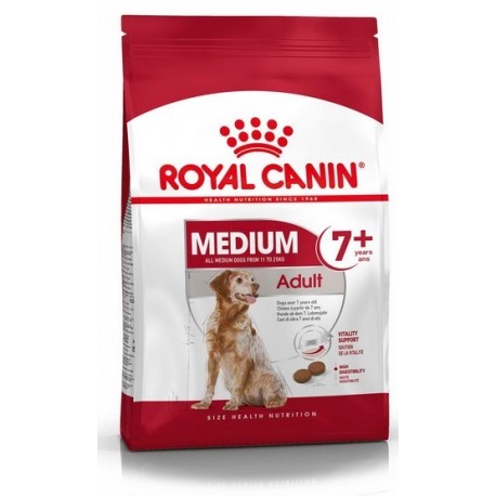 Royal Canin Medium Adult 7+ karma sucha dla psów starszych od 7 do 10 roku życia, ras średnich 15kg