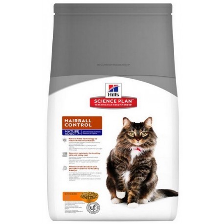 Hill's Feline Mature Adult Senior 7+ Hairball Control Chicken 1,5kg