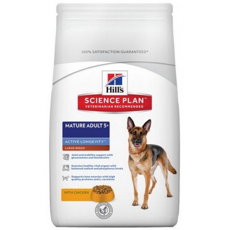 Hill's Active Longevity Mature Adult 5+ Senior Large Chicken 12kg