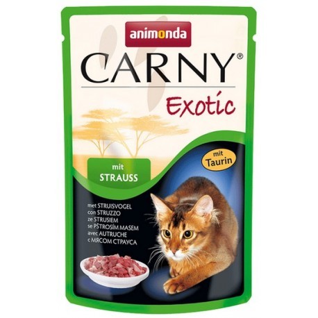 Animonda Carny Exotic ze Strusiem saszetka 85g