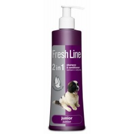 Fresh Line 2w1 Junior - Szampon z odżywką dla szczeniąt 220ml