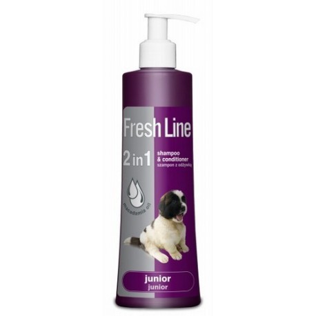Fresh Line 2w1 Junior - Szampon z odżywką dla szczeniąt 220ml