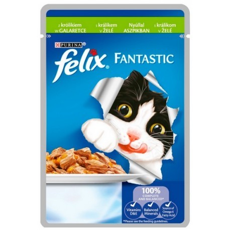 Felix Fantastic Królik w galaretce saszetka 100g