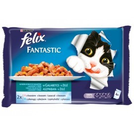 Felix Fantastic Uczta Oceanu w galaretce saszetka 4x100g