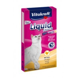 Vitakraft Cat Liquid-Snack z Kurczakiem 6x15g [16424]
