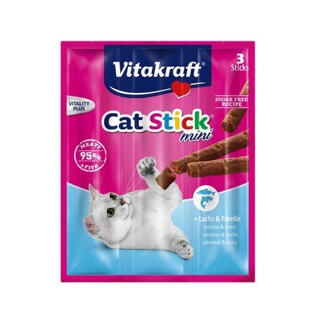 Vitakraft Cat Stick Mini Łosoś 18g [18201]