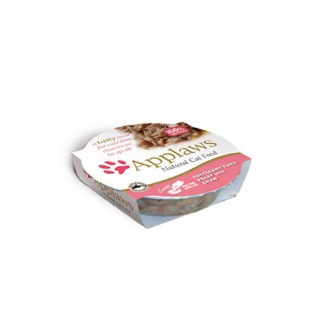 Applaws miseczka dla kota Filet z Tuńczyka z Krabami 60g
