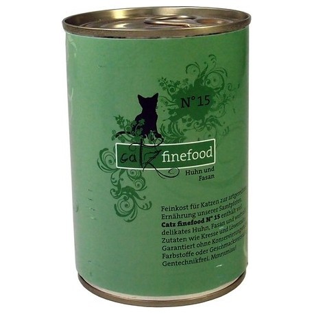 Catz Finefood N.15 Kurczak i Bażant puszka 400g