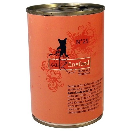 Catz Finefood N.25 Kurczak i Tuńczyk puszka 400g