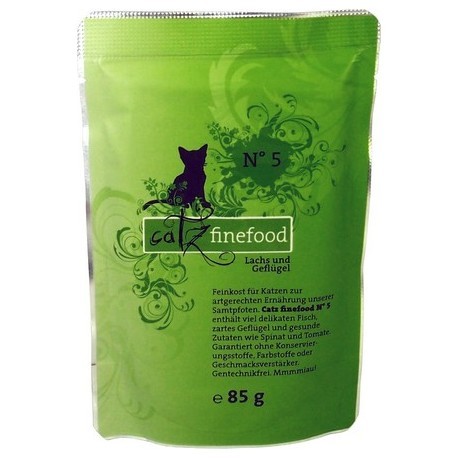 Catz Finefood N.05 Łosoś i drób saszetka 85g