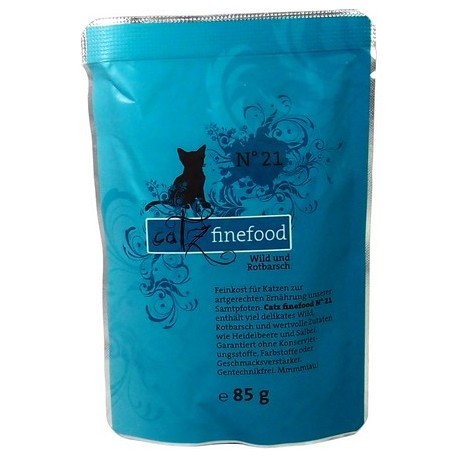 Catz Finefood N.21 Dziczyzna i Karmazyn saszetka 85g