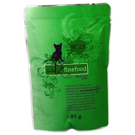 Catz Finefood N.23 Wołowina i Kaczka saszetka 85g