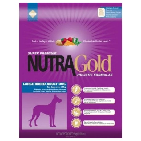 Nutra Gold Holistic Large Breed Adult Dog 15kg