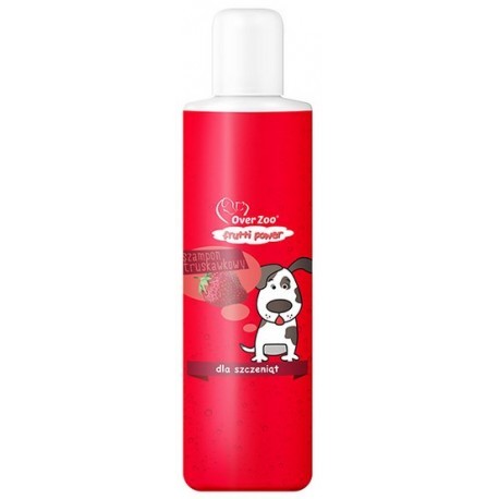 Over Zoo Frutti Power Szampon o zapachu truskawkowym - dla szczeniąt 200ml