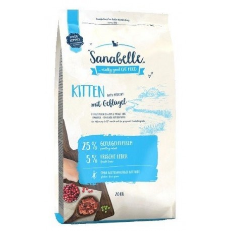 Sanabelle Kitten z drobiem 10kg