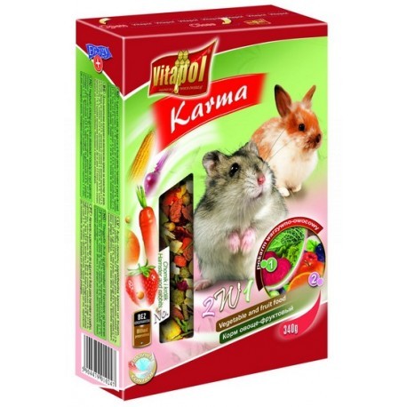 Vitapol Owocowo-Warzywny Pokarm dla Chomika i Królika 350g [1024]
