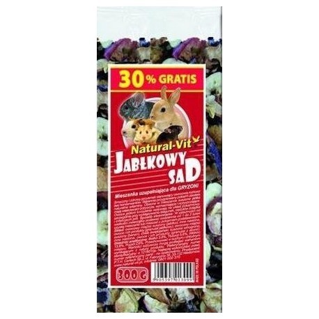 Natural-Vit Jabłkowy Sad mieszanka dla gryzoni 300g