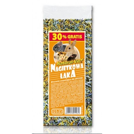 Natural-Vit Nagietkowa Łąka mieszanka dla gryzoni 150g