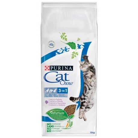 Purina Cat Chow 3in1 z indykiem 15kg