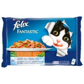 Felix Fantastic Uczta Oceanu z Warzywami w galaretce saszetka 4x100g
