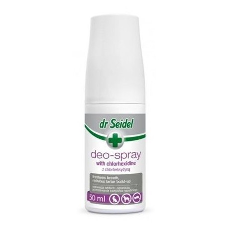 Dr Seidel Deo-Spray z chlorheksydyną - higiena jamy ustnej 50ml
