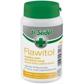 Dr Seidel Flawitol zdrowa skóra i piękna sierść 200 tabl.