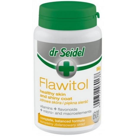 Dr Seidel Flawitol zdrowa skóra i piękna sierść 200 tabl.