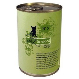 Catz Finefood N.05 Łosoś i drób puszka 800g