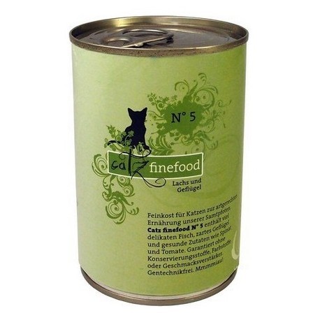 Catz Finefood N.05 Łosoś i drób puszka 800g