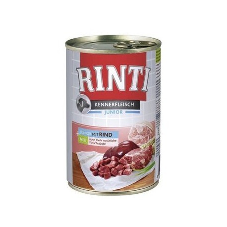 Rinti Kennerfleisch Junior Rind pies - wołowina puszka 400g