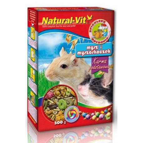Natural-Vit Spichlerz Gryzonia - Mysz i myszoskoczek 500g