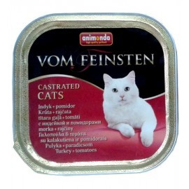 Animonda vom Feinsten Castrated Cats z Indykiem i Pomidorem tacka 100g