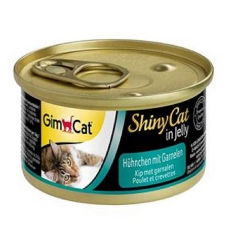 Gimpet Shinycat Huhnchen mit Garnelen - kurczak i krewetki puszka 70g