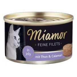 Miamor Feine Filets Dose Thunfisch & Calamari - tuńczyk i kalmary 100g