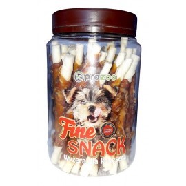 Prozoo Fine Dog Skóra biała owinięta mięsem z kaczki 300g [10618]