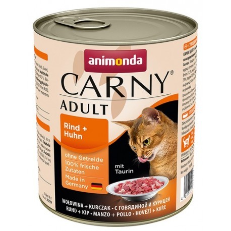 Animonda Carny Adult Wołowina + Kurczak puszka 800g