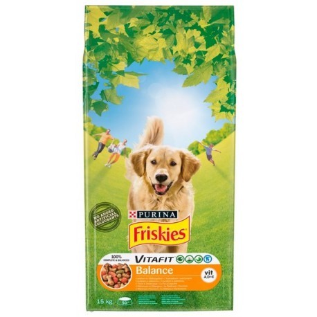 Friskies Adult Balance Kurczak i warzywa 15kg